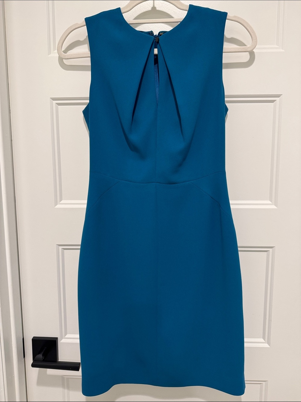 Sleeveless Teal Sheath Dress by Rachel Roy- Elegant Work & Event Style
